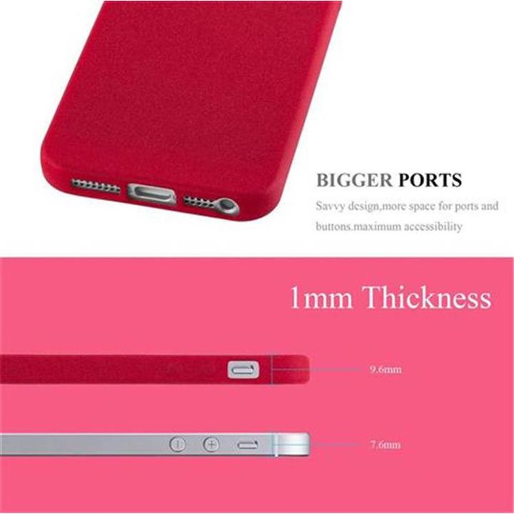 Produktbild Cadorabo TPU Frosted Cover (Apple iPhone 5)