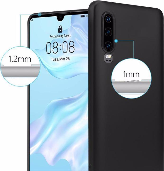 Image du produit Cadorabo Couverture métallique mate TPU (Huawei P30)