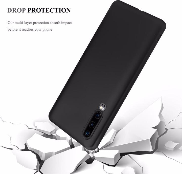 Image du produit Cadorabo Couverture métallique mate TPU (Huawei P30)