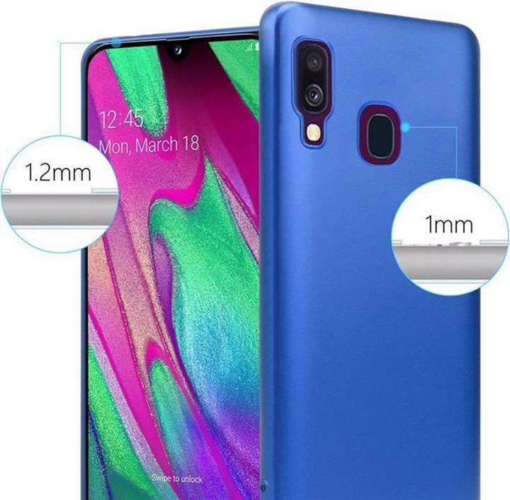 Actual product image Cadorabo TPU Matt Metallic Cover (Samsung Galaxy A40)