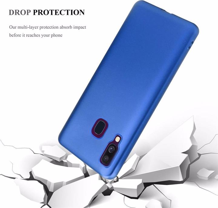 Actual product image Cadorabo TPU Matt Metallic Cover (Samsung Galaxy A40)