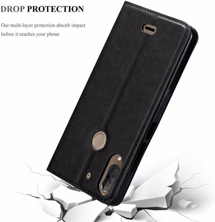 Productafbeelding Cadorabo Boek Onzichtbare Magneethoes (Wiko View 2 plus)