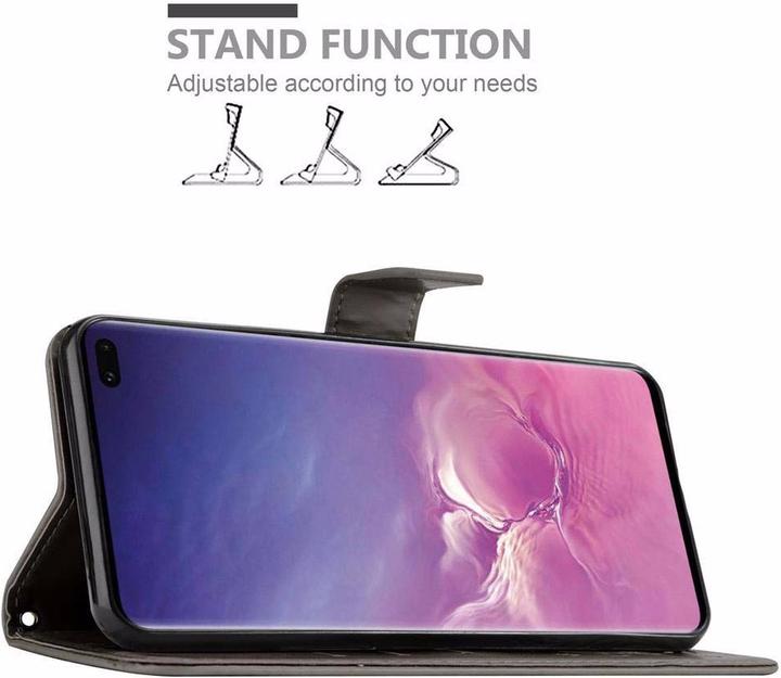 Actual product image Cadorabo Flower Book Cover (Samsung Galaxy S10+)
