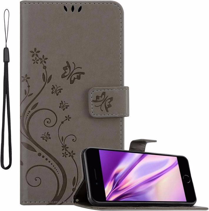 Actual product image Cadorabo Flower Book Cover (Apple iPhone 7, Apple iPhone SE (2nd Gen))