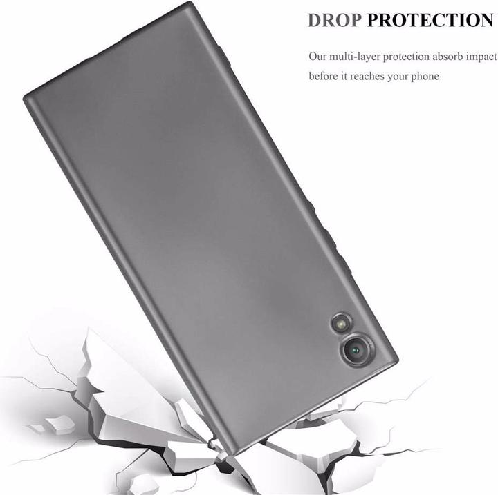 Productafbeelding Cadorabo TPU Matte Metallic hoes (Sony Xperia XA1)