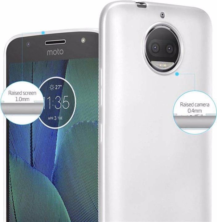 Actual product image Cadorabo TPU Matt Metallic Cover (Motorola Moto G5S Plus)