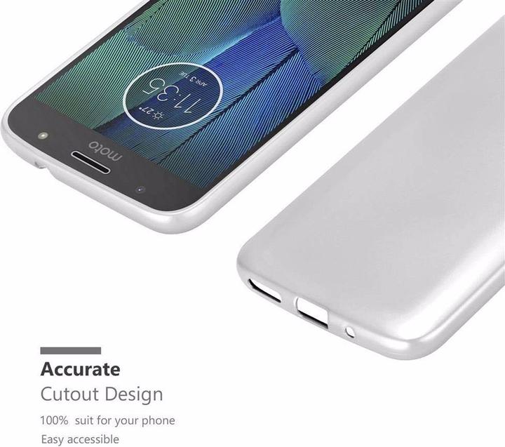 Actual product image Cadorabo TPU Matt Metallic Cover (Motorola Moto G5S Plus)