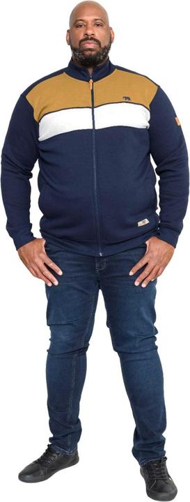 Actual product image DUKE D555 Mens Willowbrook Cut & Sew Full Zip Kingsize Sweatshirt (4XL)
