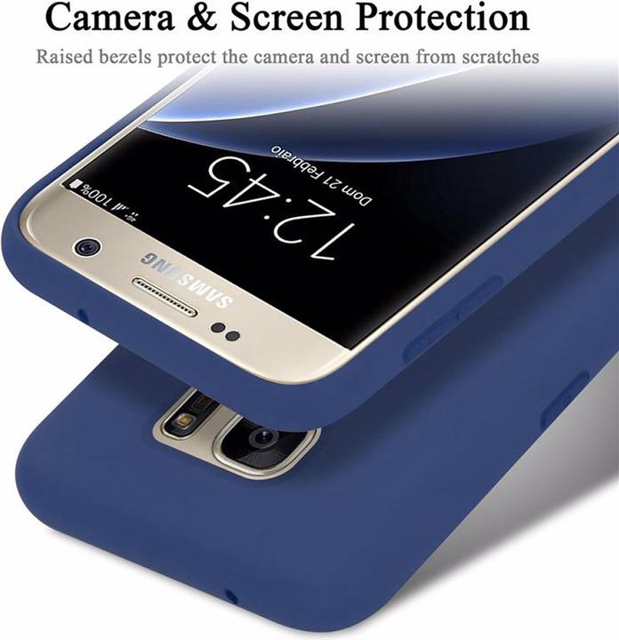 Immagine prodotto Cadorabo Copertura della cassa del silicone liquido TPU (Samsung Galaxy S7)
