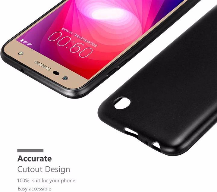 Actual product image Cadorabo TPU Matt Metallic Cover (LG X Power 2)