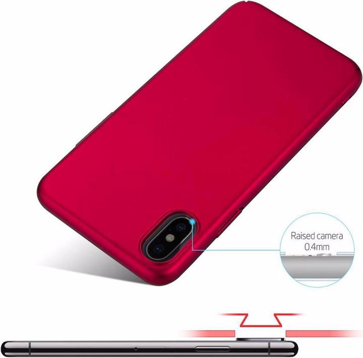 Actual product image Cadorabo Hard Cover Matt Metal Cover (Apple iPhone X)