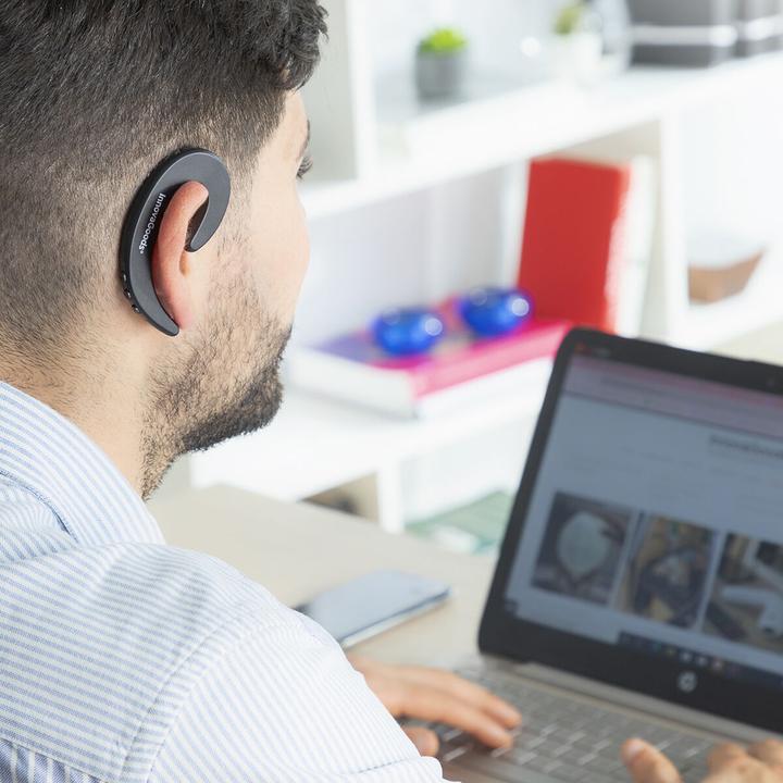 Immagine prodotto InnovaGoods Cuffie senza fili - Bluetooth - Nero (4 h, Senza fili)