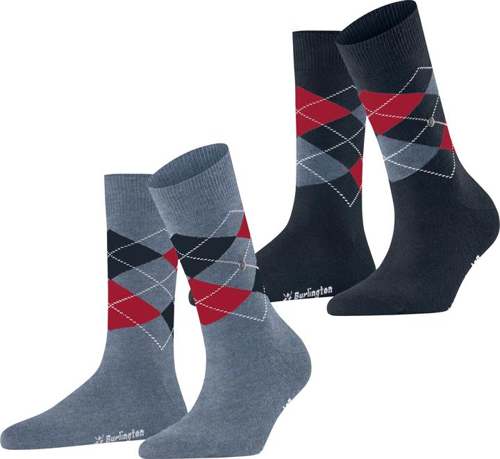 Blue, Red, Grey