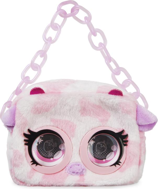 Spin Master Purse Pets Micro Cow Plush Pink Boy/Girl Handbag