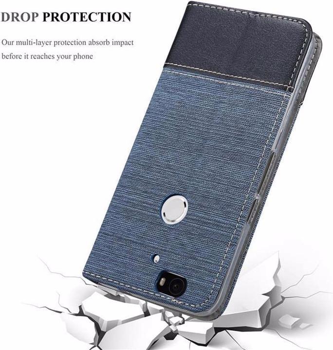 Productafbeelding Cadorabo Boek Jeans Optiek Cover (Huawei Nexus 6P)