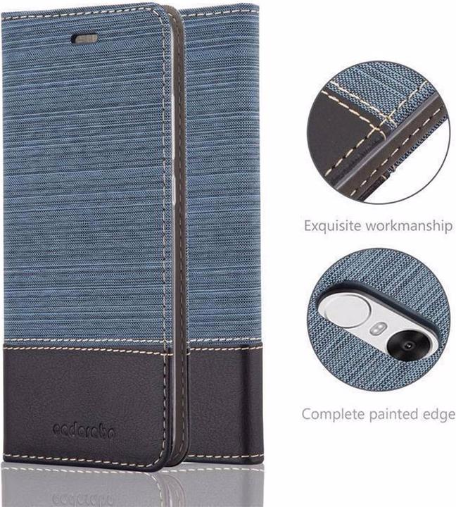 Immagine prodotto Cadorabo Copertina del libro Jeans Optics (Xiaomi Redmi Note 4)