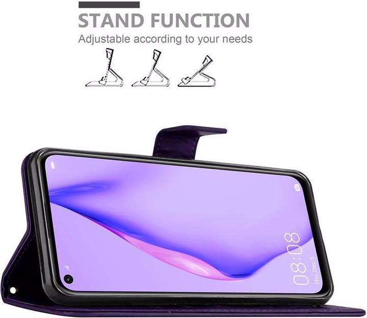 Productafbeelding Cadorabo Bloemen Boekomslag (Huawei P40 Lite)