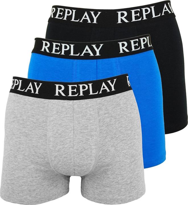 Replay Trunk BOXER Style 01/C Basic Cuff Logo im 3er Pack