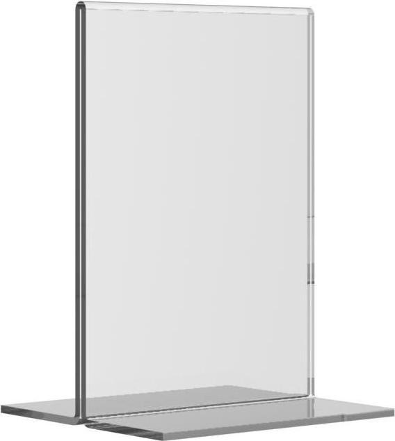 Actual product image Europel Acrylic table stand, DIN A6 portrait, straight (A6)