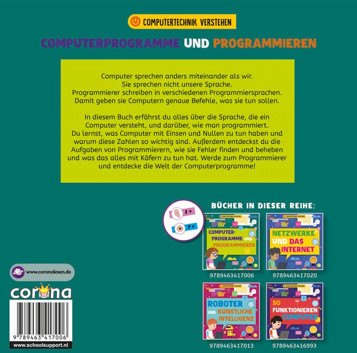 Immagine prodotto Computerprogramme und Programmieren (Tedesco, Nancy Dickmann, 2020)