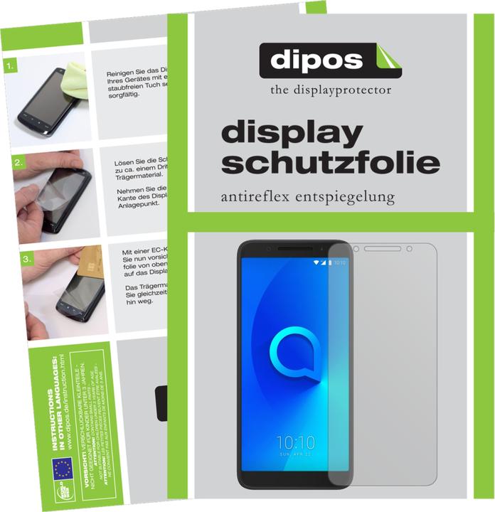 Actual product image Dipos Screen Protector Anti-Glare (2 Piece, Alcatel 3)