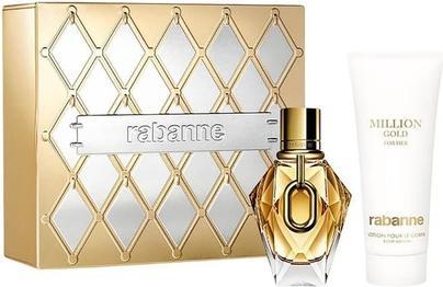 Paco Rabanne Million Gold For Her Eau De Parfum 50ml & Body Lotion 100ml (Parfum set)