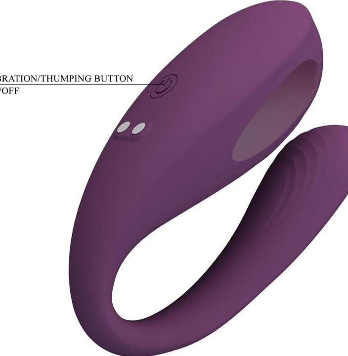 Actual product image Pretty Love Aari Purple Clitoris Massager Free App