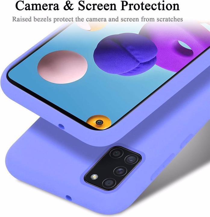 Productafbeelding Cadorabo TPU Liquid Silicone Case Cover (Samsung Galaxy A21)