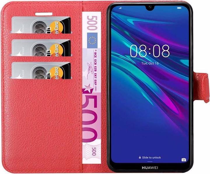 Actual product image Cadorabo Book with stand function cover (Huawei Y6 (2019))