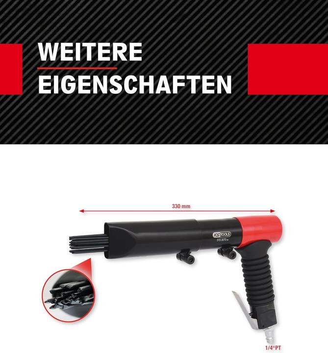 Actual product image KS Tools Compressed air needle scaler 515.3070 (Needle scalers)