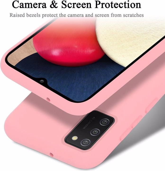 Actual product image Cadorabo TPU Liquid Silicone Case Cover (Samsung Galaxy A02s)