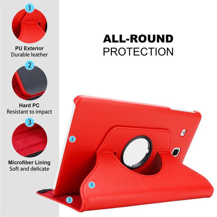 Actual product image Cadorabo Tablet Book Cover (Galaxy Tab E 9.6)