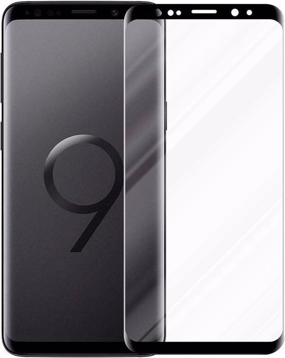 Actual product image Cadorabo Full Glue screen protector glass (1 Piece, Samsung Galaxy S9+)