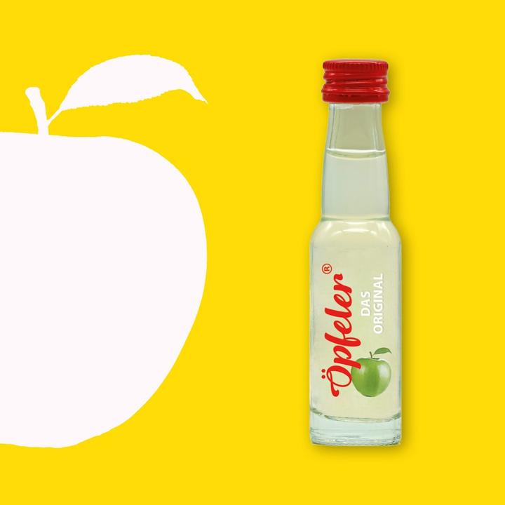 Produktbild Öpfeler SHOT Saurer Apfel Likör Box / (24 x 2 cl)