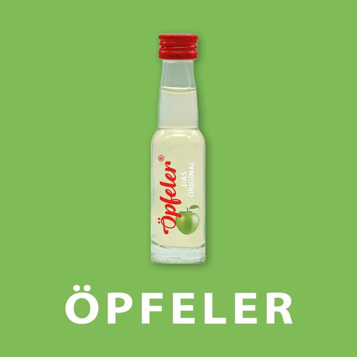 Produktbild Öpfeler SHOT Saurer Apfel Likör Box / (24 x 2 cl)