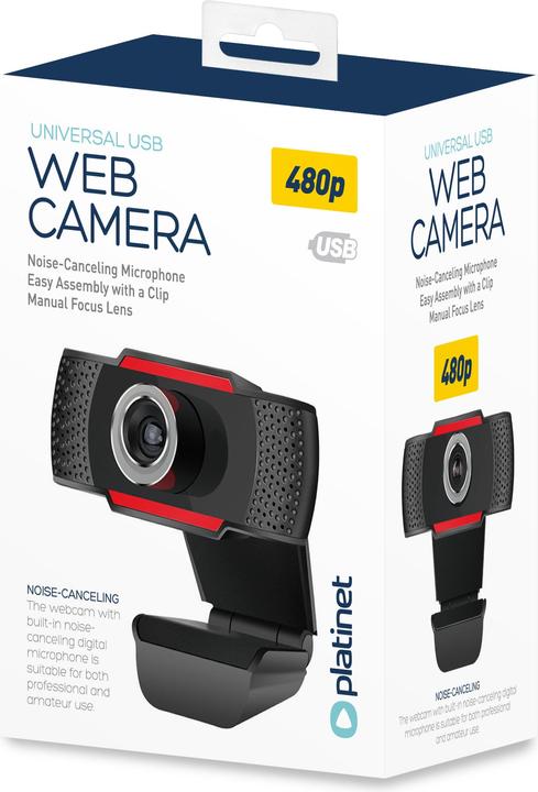 Image du produit Platinet Caméra Web PCWC480 (0.30 Mpx)