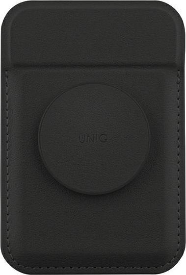 Actual product image Uniq Flixa magnetyczny portfel na karty z podpórką czarny/jet black MagSafe