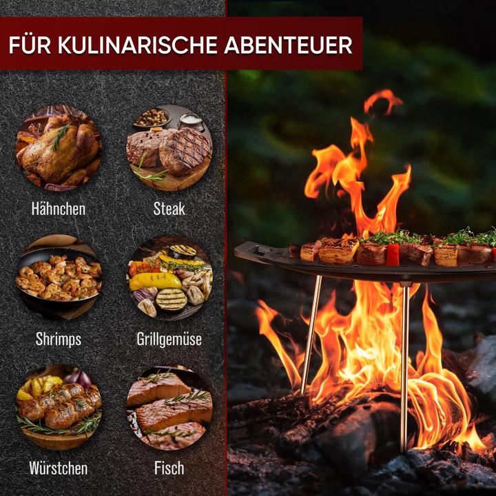 Actual product image Gusskönig Cast iron fire plate (45cm)