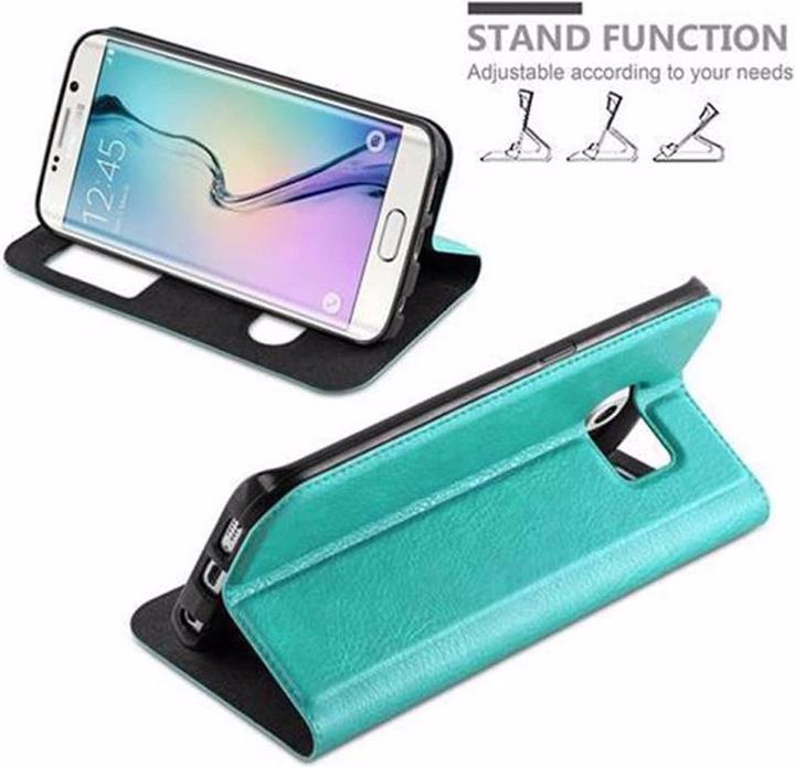 Productafbeelding Cadorabo Boek met Uitzicht Dubbele Raambedekking (Samsung Galaxy S6 Edge)