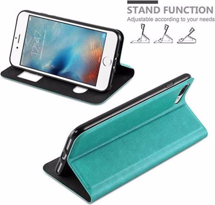 Actual product image Cadorabo Book with View double window cover (Apple iPhone 7 Plus, Apple iPhone 7s Plus, Apple iPhone 8 Plus)