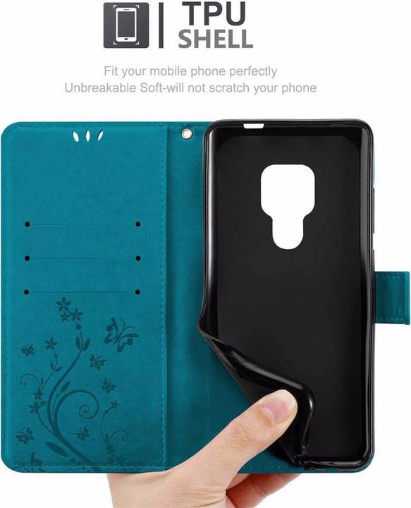 Actual product image Cadorabo Flower Book Cover (Mate 20)