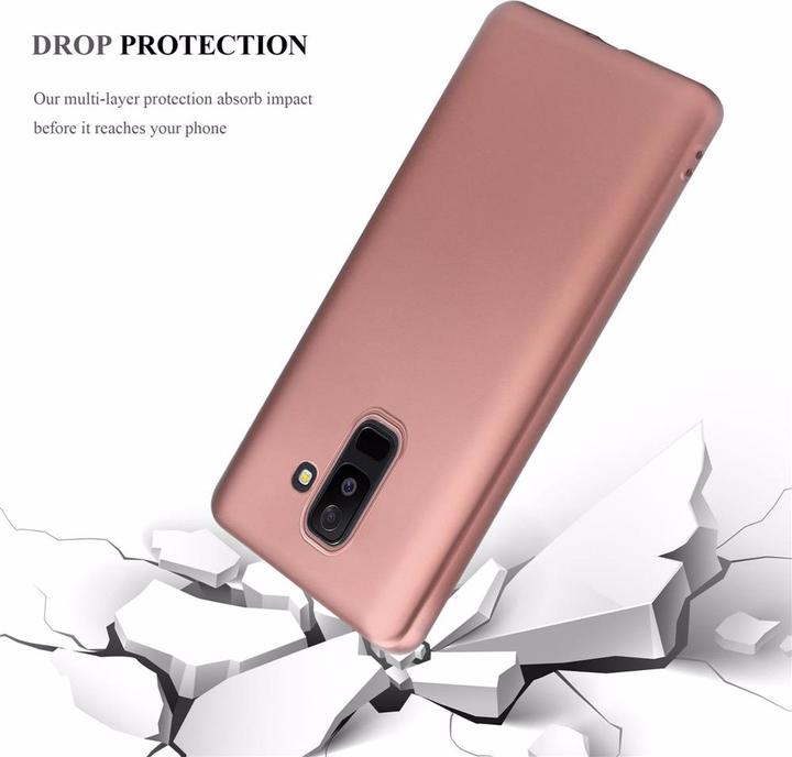 Actual product image Cadorabo TPU Matt Metallic Cover (Samsung Galaxy A6+)