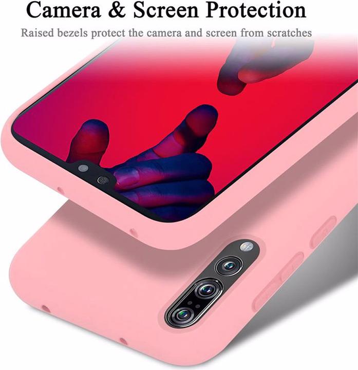 Actual product image Cadorabo TPU Liquid Silicone Case Cover (Huawei P20 Plus, Huawei P20 Pro)