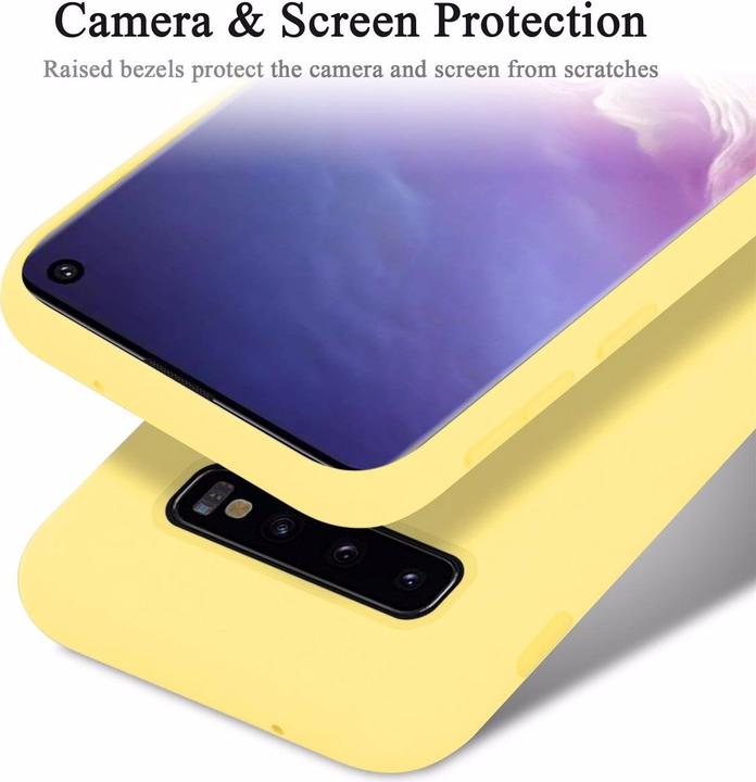 Actual product image Cadorabo TPU Liquid Silicone Case Cover (Samsung Galaxy S10)