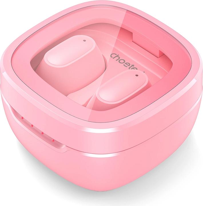 Image du produit Choetech MEMS wireless TWS Bluetooth 5.3 headphones - rose (17 h, Sans fil)