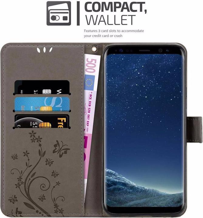 Actual product image Cadorabo Flower Book Cover (Samsung Galaxy S8)