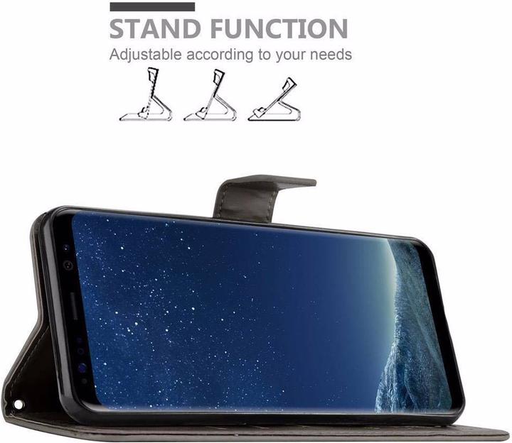 Actual product image Cadorabo Flower Book Cover (Samsung Galaxy S8)