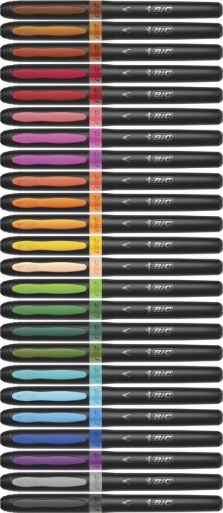 Produktbild Bic Fineliner Intensity 0.7mm (Assortiert, 12 x)