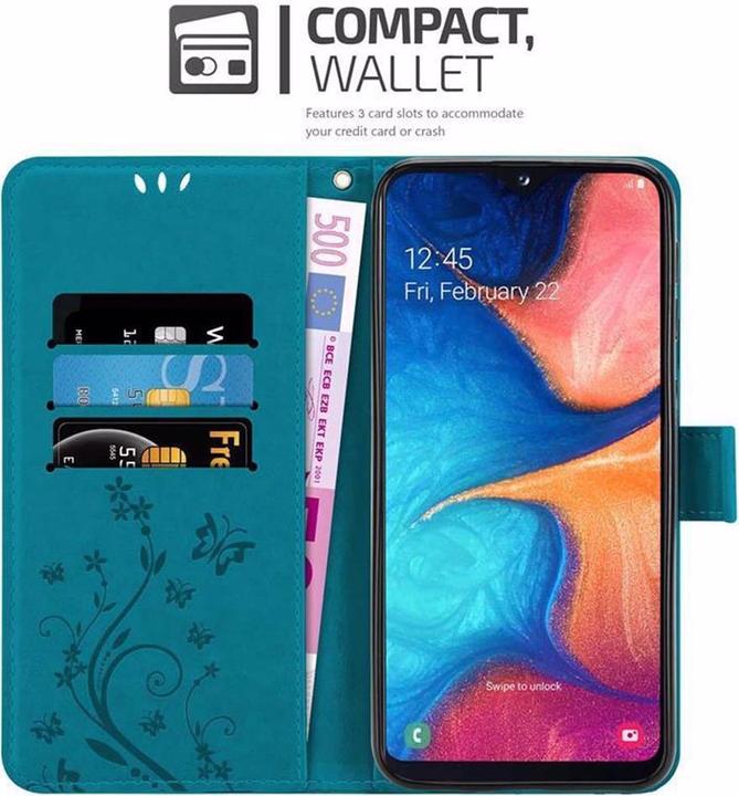 Produktbild Cadorabo Flower Book Cover (Samsung Galaxy A10e)