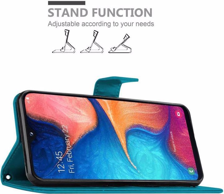 Produktbild Cadorabo Flower Book Cover (Samsung Galaxy A10e)
